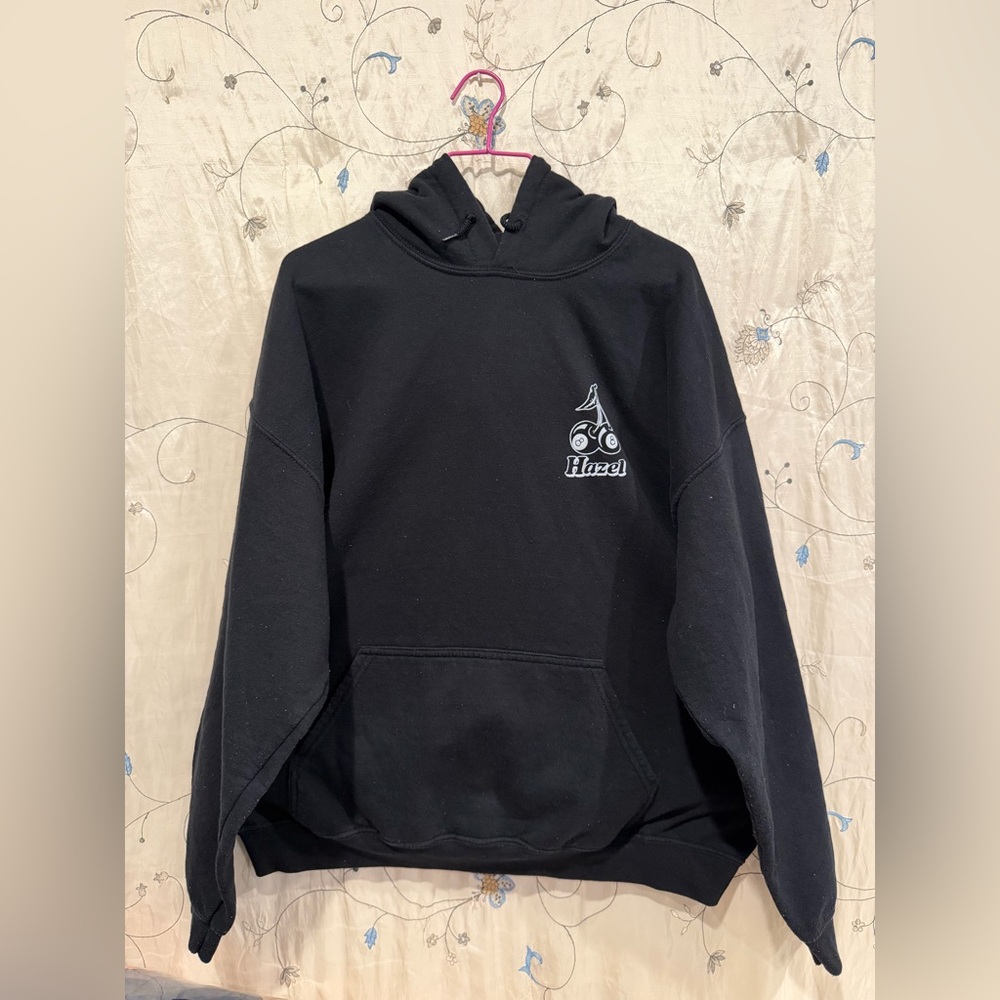 Hazel Men's Black Hoodie Sweater